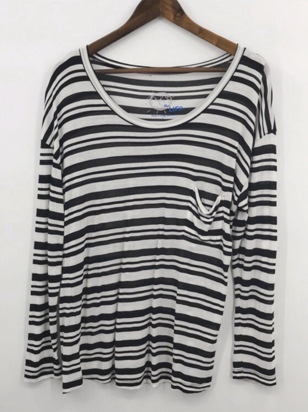 Blue Life Stripe Long Sleeve Best Bum Jersey Top - Picture 7 of 10